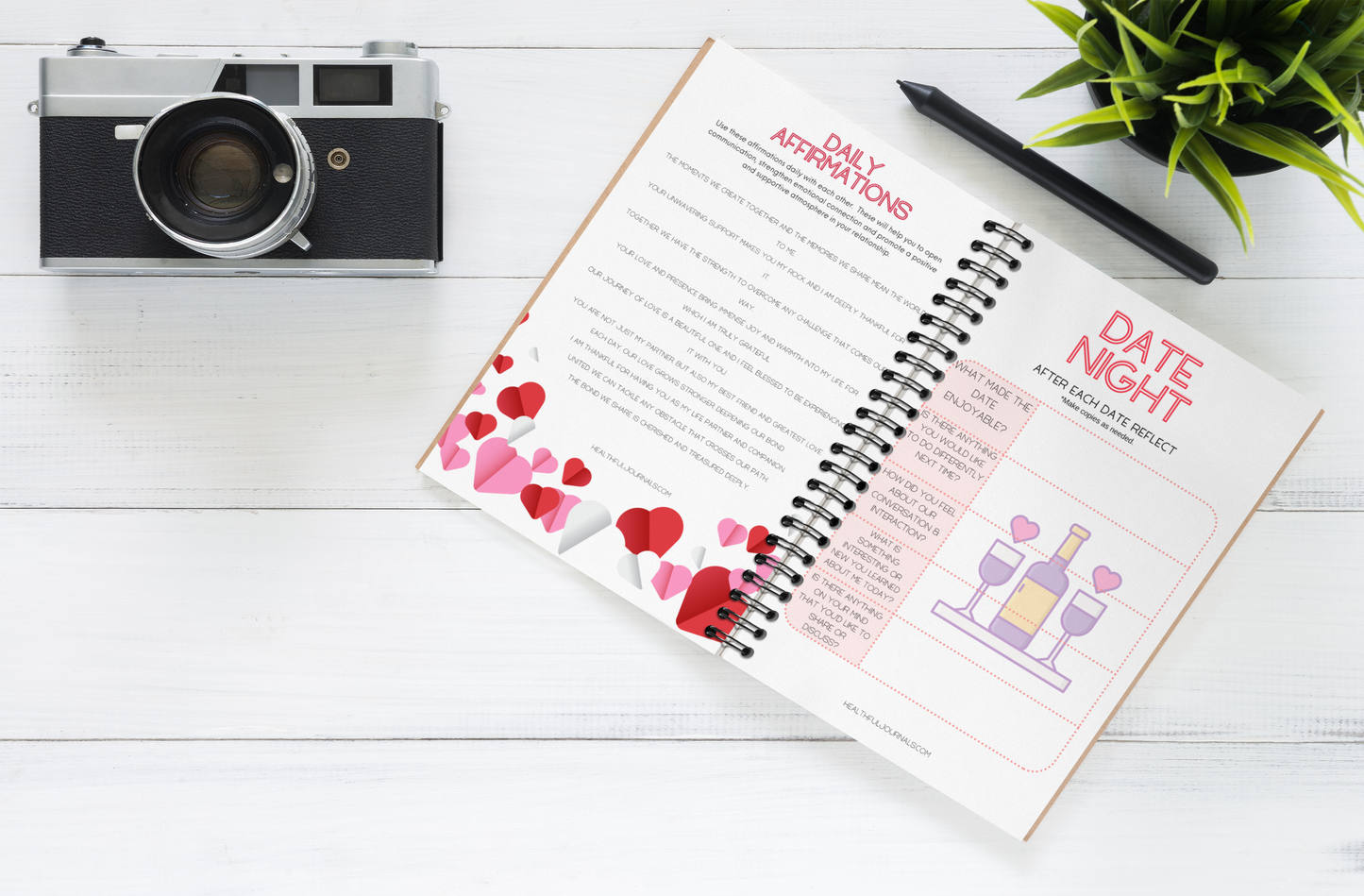 Healthful Journal's Couples Relationship Journal