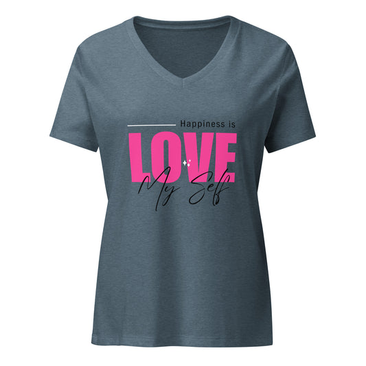 Women’s Self Love relaxed v-neck t-shirt