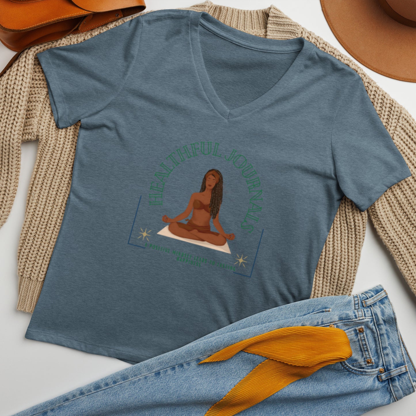 Women’s logo relaxed v-neck t-shirt