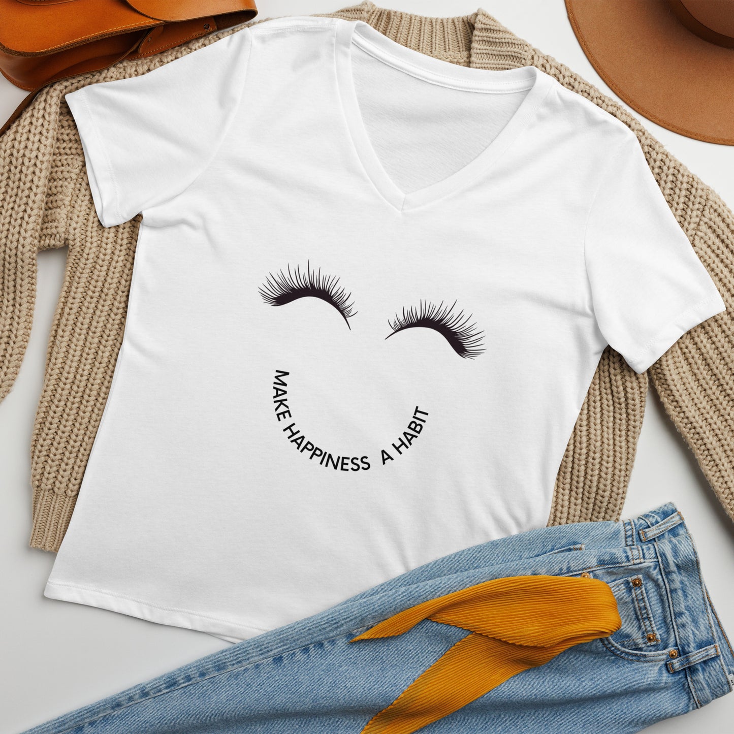 Women’s relaxed v-neck t-shirt